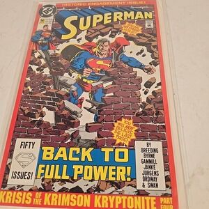 Superman #50 December 1990 DC Comics Comic Book